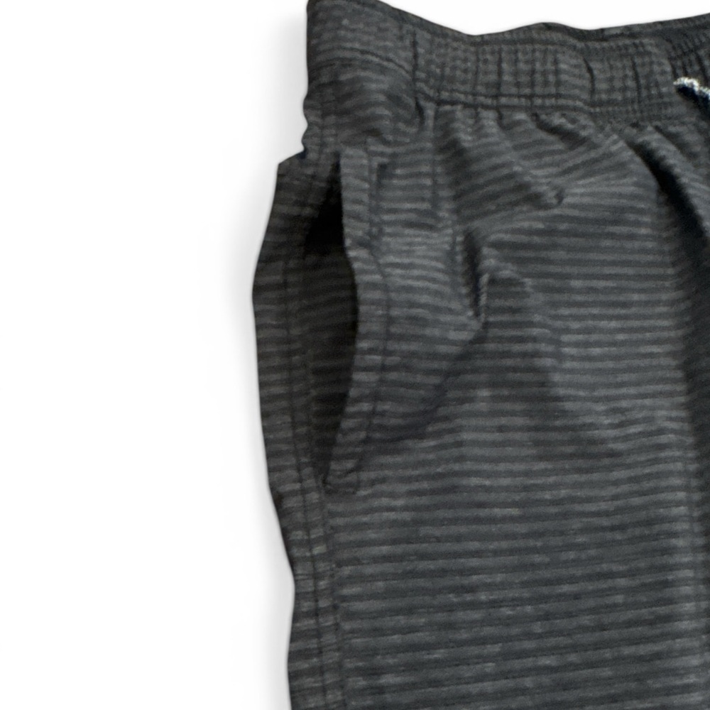 Black Textured Drawstring Shorts - Picture 8 of 12